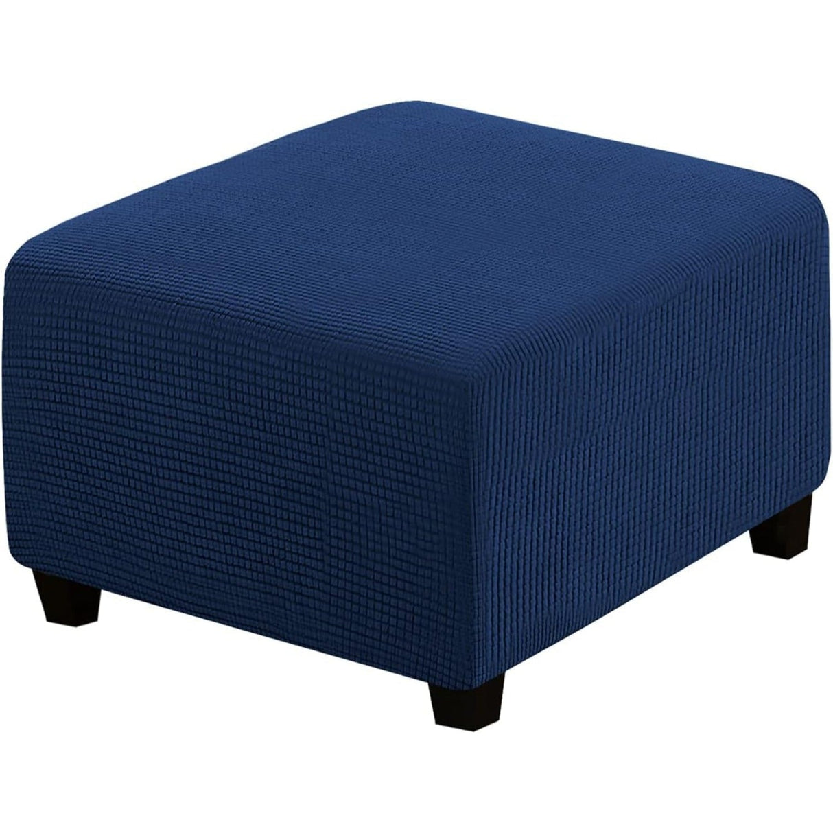H.Versailtex Stretch High Spandex Jacquard Ottoman Covers Fit with Elastic Bottom
