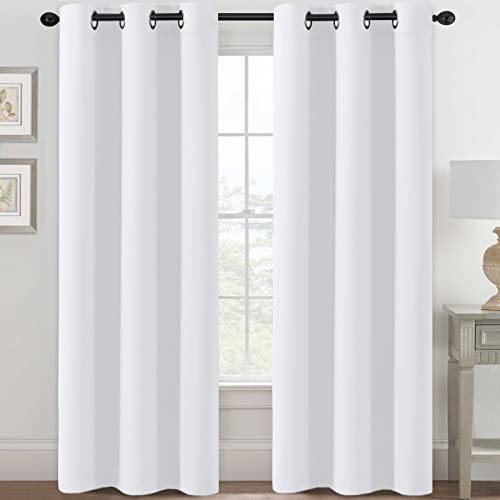 PrimeBeau Essential Blackout Thermal Insulated Curtain Drapes Set of 2 panels, 42 Series