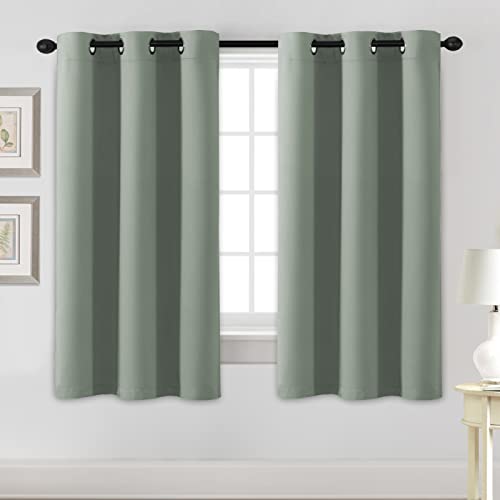 PrimeBeau Essential Blackout Thermal Insulated Curtain Drapes Set of 2 panels, 42 Series