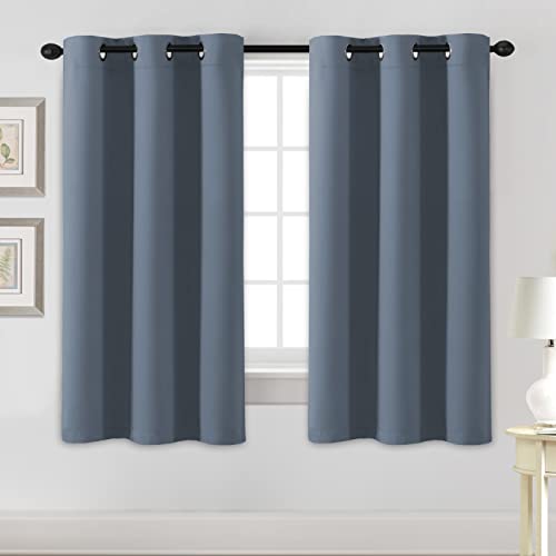 PrimeBeau Essential Blackout Thermal Insulated Curtain Drapes Set of 2 panels, 42 Series