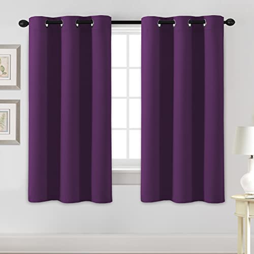 PrimeBeau Essential Blackout Thermal Insulated Curtain Drapes Set of 2 panels, 42 Series