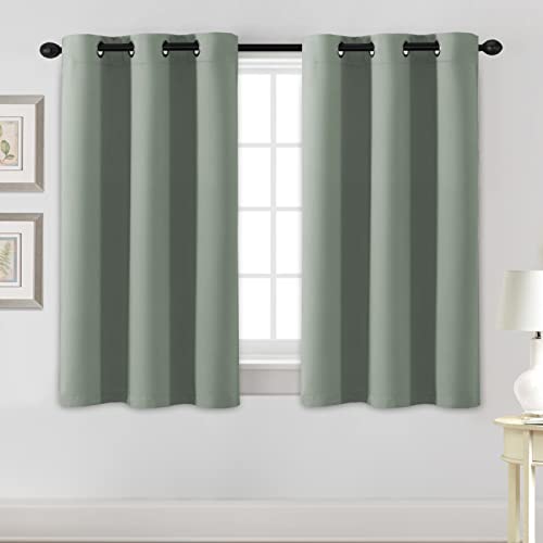 PrimeBeau Essential Blackout Thermal Insulated Curtain Drapes Set of 2 panels, 42 Series