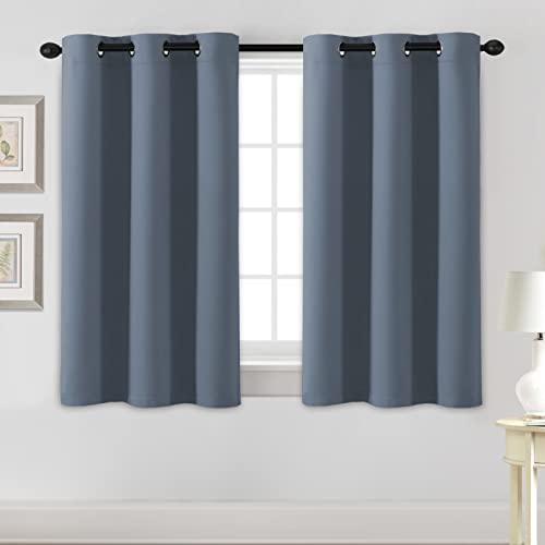 PrimeBeau Essential Blackout Thermal Insulated Curtain Drapes Set of 2 panels, 42 Series