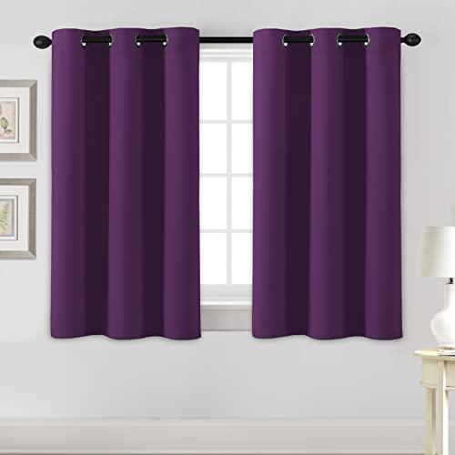 PrimeBeau Essential Blackout Thermal Insulated Curtain Drapes Set of 2 panels, 42 Series