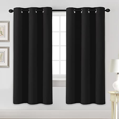 PrimeBeau Essential Blackout Thermal Insulated Curtain Drapes Set of 2 panels, 42 Series