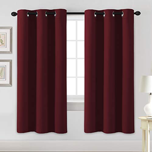 PrimeBeau Essential Blackout Thermal Insulated Curtain Drapes Set of 2 panels, 42 Series
