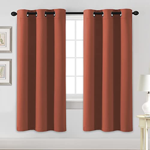 PrimeBeau Essential Blackout Thermal Insulated Curtain Drapes Set of 2 panels, 42 Series