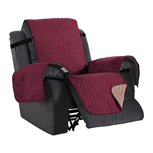 PrimeBeau New Diamond Quilted Recliner Covers Water Resistant Protector