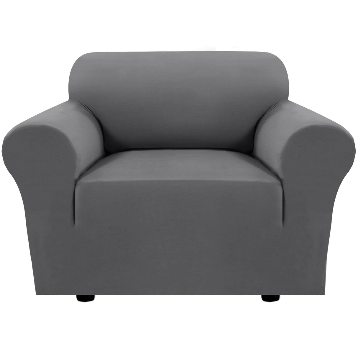 PrimeBeau 2023 Version Armchair Cover 1-Piece Stretch Couch Covers for 1 Cushion Couch Sofa Cover Spandex Non Slip Soft Form Fit Furniture Protector with Elastic Bottom