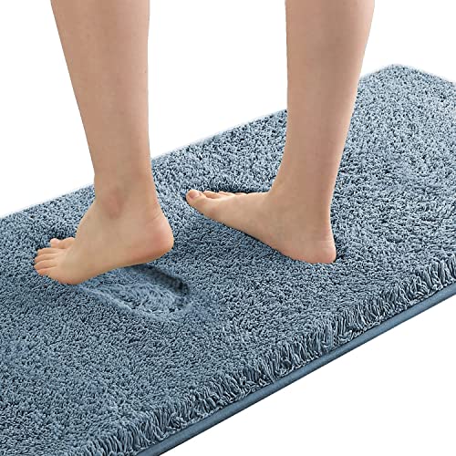 PrimeBeau Bathroom Rug Tufted Bath Mat Non Slip Area Rug,Extra Soft Absorbent Shaggy Kitchen Rug Microfiber Fast Dry- 1 Piece