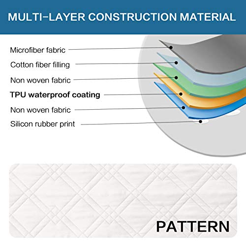 PrimeBeau 100% Waterproof Armchair Protectors Cover for Dogs Pets, Couch Covers Slipcovers Furniture Chair Protector with Non-Slip Strap on Back (Seat Width 21")