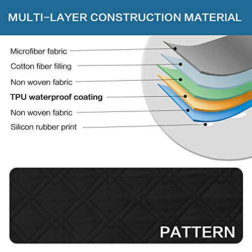 PrimeBeau 100% Waterproof Armchair Protectors Cover for Dogs Pets, Couch Covers Slipcovers Furniture Chair Protector with Non-Slip Strap on Back (Seat Width 21")