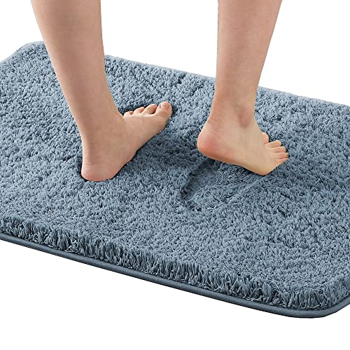 PrimeBeau Bathroom Rug Tufted Bath Mat Non Slip Area Rug,Extra Soft Absorbent Shaggy Kitchen Rug Microfiber Fast Dry- 1 Piece