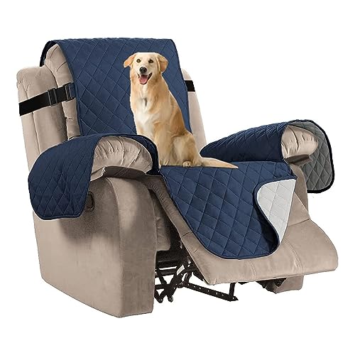 PrimeBeau Reversible Quilted Recliner & Oversize Recliner Covers - Stylish Furniture Protection & Decor Enhancement