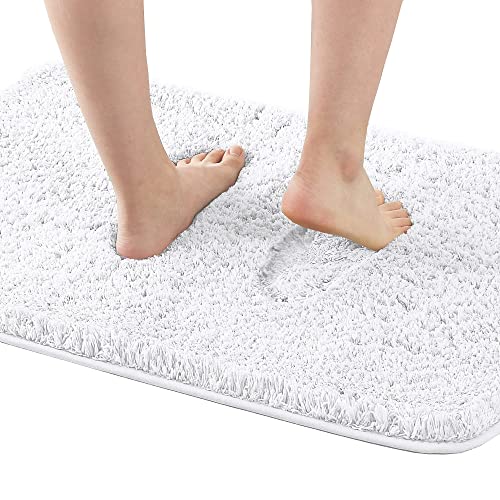 PrimeBeau Bathroom Rug Tufted Bath Mat Non Slip Area Rug,Extra Soft Absorbent Shaggy Kitchen Rug Microfiber Fast Dry- 1 Piece