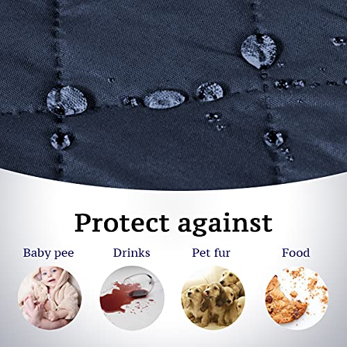 PrimeBeau Reversible Quilted Recliner & Oversize Recliner Covers - Stylish Furniture Protection & Decor Enhancement