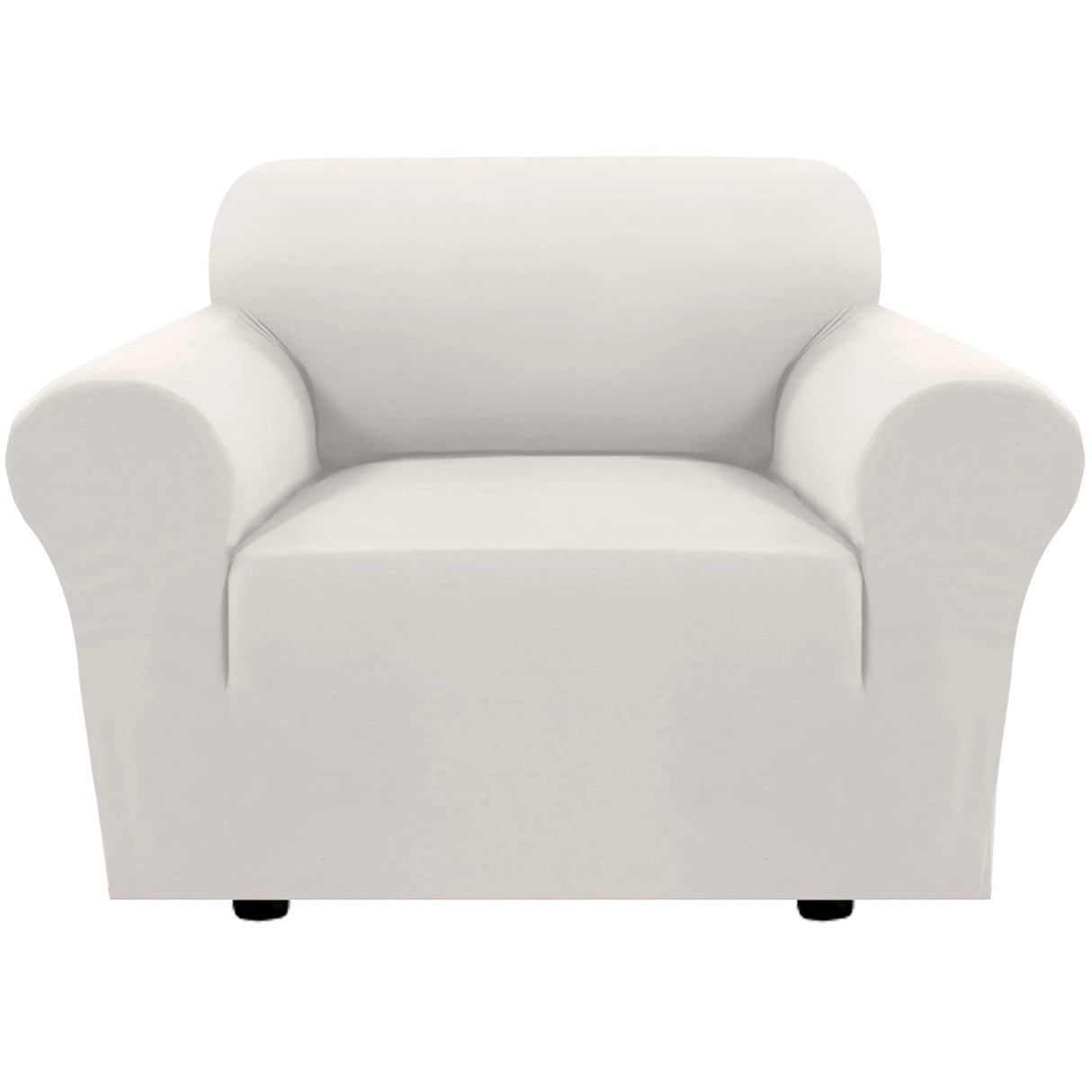 PrimeBeau 2023 Version Armchair Cover 1-Piece Stretch Couch Covers for 1 Cushion Couch Sofa Cover Spandex Non Slip Soft Form Fit Furniture Protector with Elastic Bottom