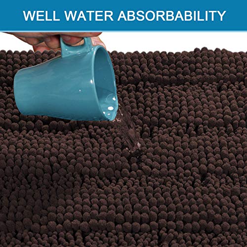 PrimeBeau U Sharp Stripe Bath Rug Contour Set