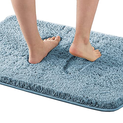 PrimeBeau Bathroom Rug Tufted Bath Mat Non Slip Area Rug,Extra Soft Absorbent Shaggy Kitchen Rug Microfiber Fast Dry- 1 Piece