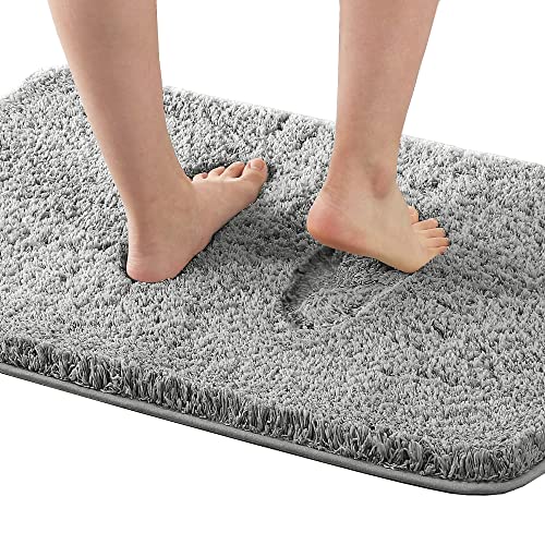 PrimeBeau Bathroom Rug Tufted Bath Mat Non Slip Area Rug,Extra Soft Absorbent Shaggy Kitchen Rug Microfiber Fast Dry- 1 Piece