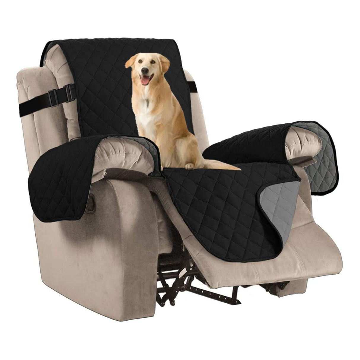 PrimeBeau Reversible Quilted Recliner & Oversize Recliner Covers - Stylish Furniture Protection & Decor Enhancement