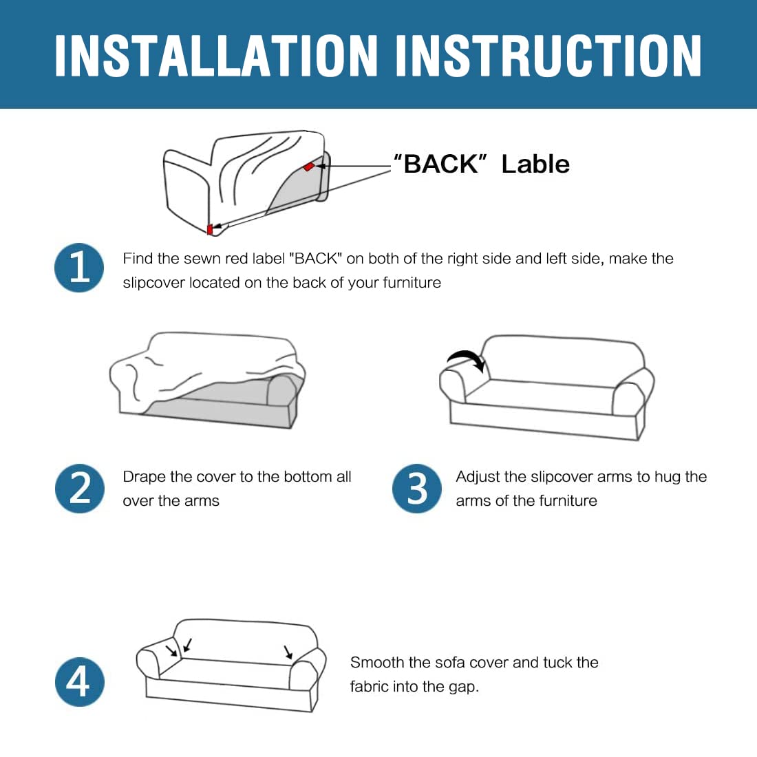 PrimeBeau Stretch Velvet Sofa Covers Large Couch Covers Sofa Slipcovers Furniture Protector Soft with Non Slip Elastic Bottom, Feature Thick Comfy Rich Velour