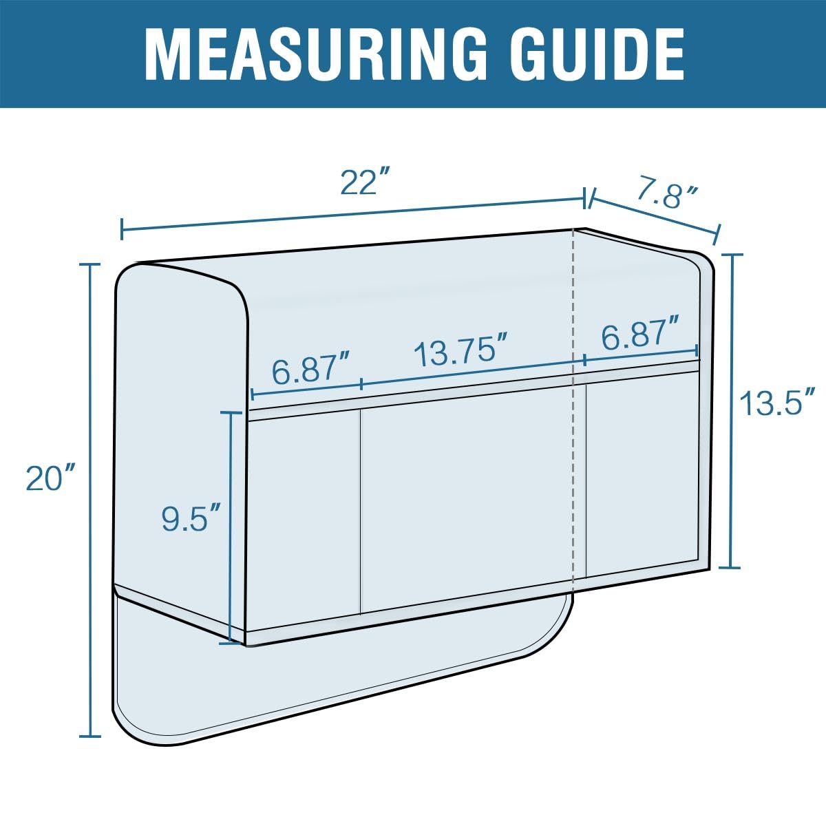 PrimeBeau Armrest Covers for Sofa Water Resistant Couch Arm Covers Remote Control Holder Sofa Armrest Organizer for Magazine, Tablet, Phone, iPad(Set of 2)