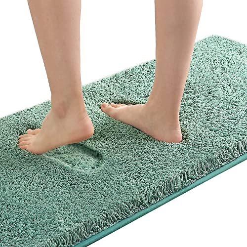 PrimeBeau Bathroom Rug Tufted Bath Mat Non Slip Area Rug,Extra Soft Absorbent Shaggy Kitchen Rug Microfiber Fast Dry- 1 Piece