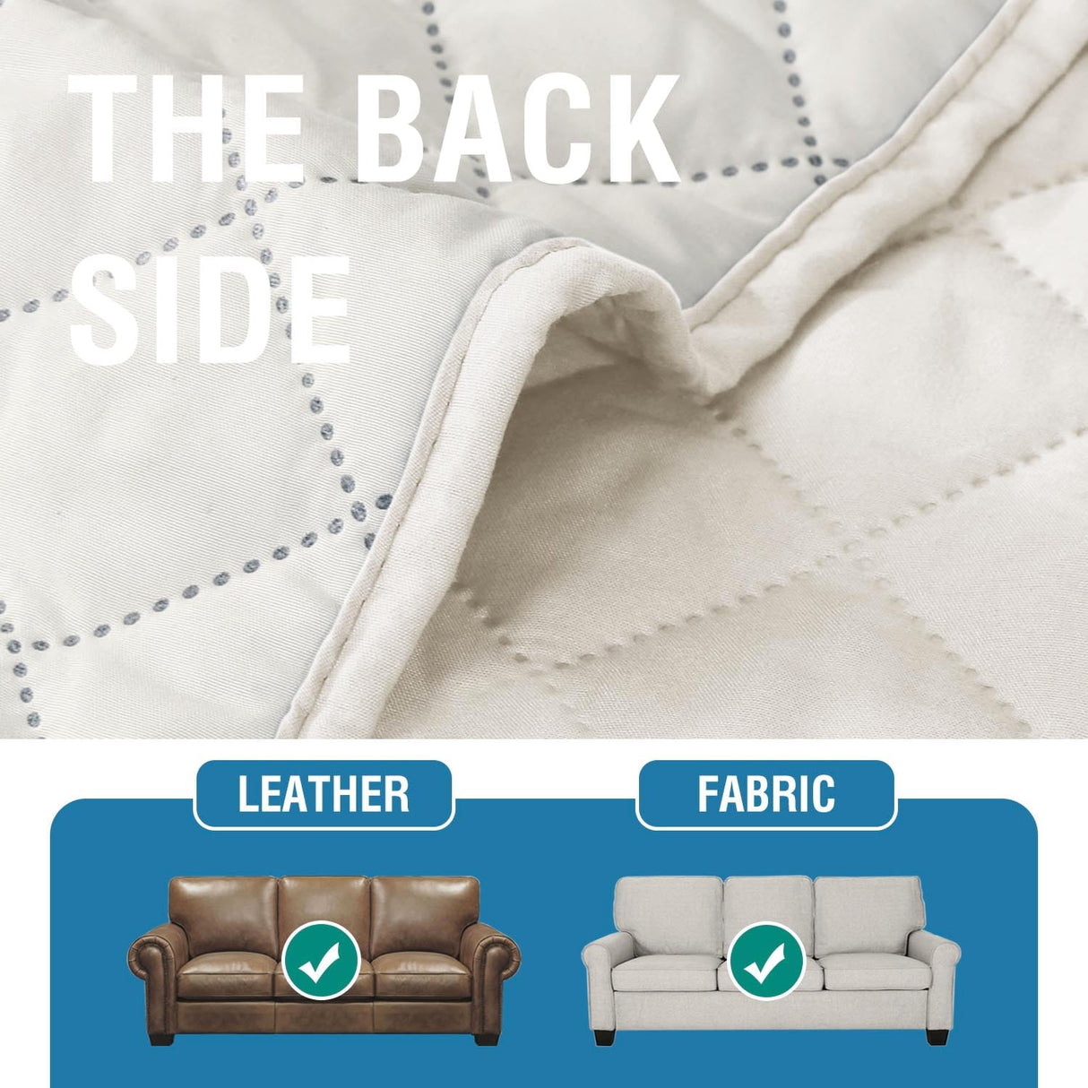 PrimeBeau Armrest Covers for Sofa Water Resistant Couch Arm Covers Remote Control Holder Sofa Armrest Organizer for Magazine, Tablet, Phone, iPad(Set of 2)