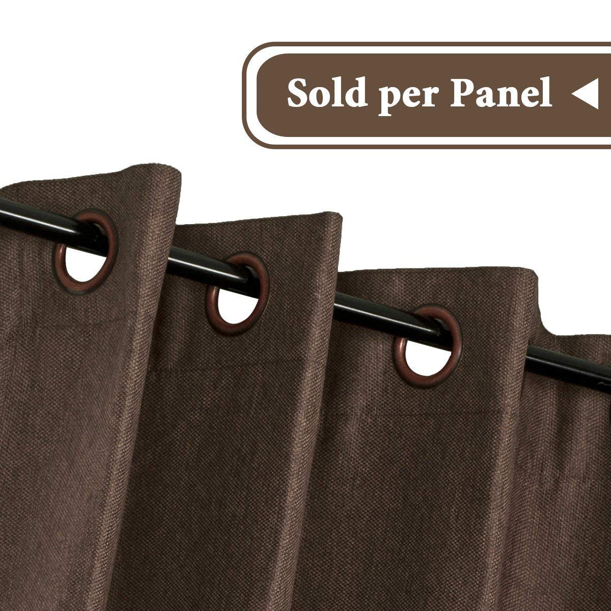 PrimeBeau Faux Linen Room Darkening/Room Dividing Curtain Draper Extra Wide & Long