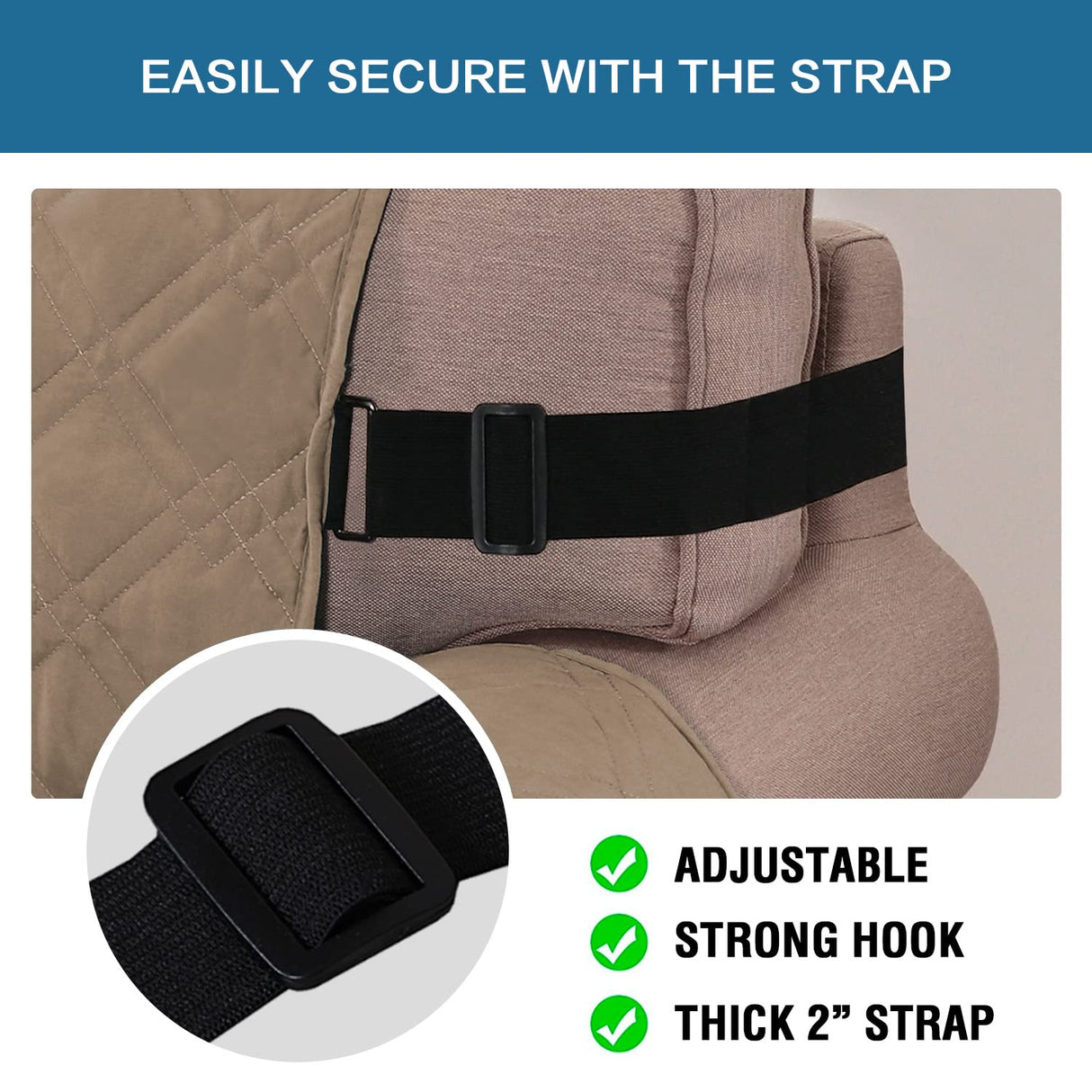 PrimeBeau Recliner Cover Waterproof Recliner Chair Cover Non-Slip Fabric Dog Chair Cover for Large Recliner Washable Furniture Protector for Pets Kids Children Dog (Oversized Recliner, Taupe)