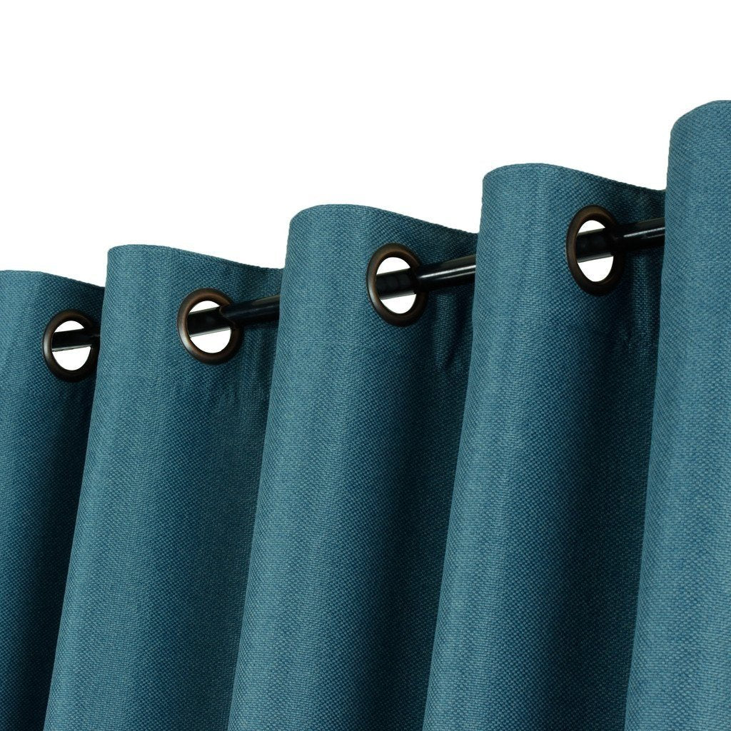 PrimeBeau Faux Linen Room Darkening/Room Dividing Curtain Draper Extra Wide & Long