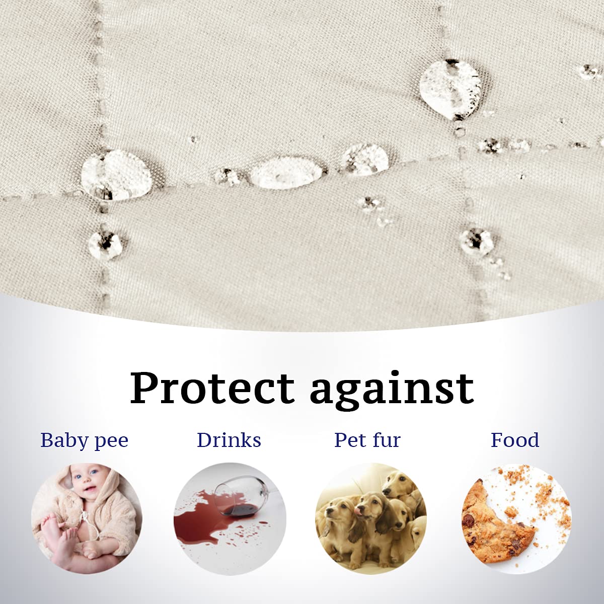 PrimeBeau Reversible Quilted Recliner & Oversize Recliner Covers - Stylish Furniture Protection & Decor Enhancement