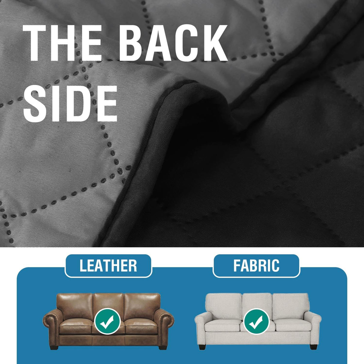 PrimeBeau Armrest Covers for Sofa Water Resistant Couch Arm Covers Remote Control Holder Sofa Armrest Organizer for Magazine, Tablet, Phone, iPad(Set of 2)