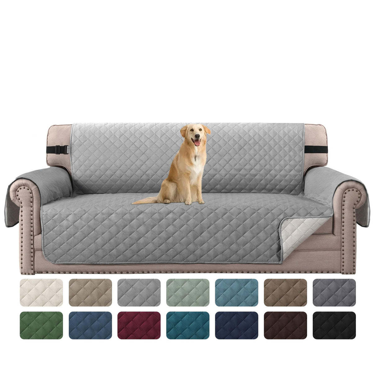 PrimeBeau Water Repellent Sofa Slipcover for Dogs Couch Protector Reversible Sofa Slipcover, Furniture Protector for Pets(1 Piece)