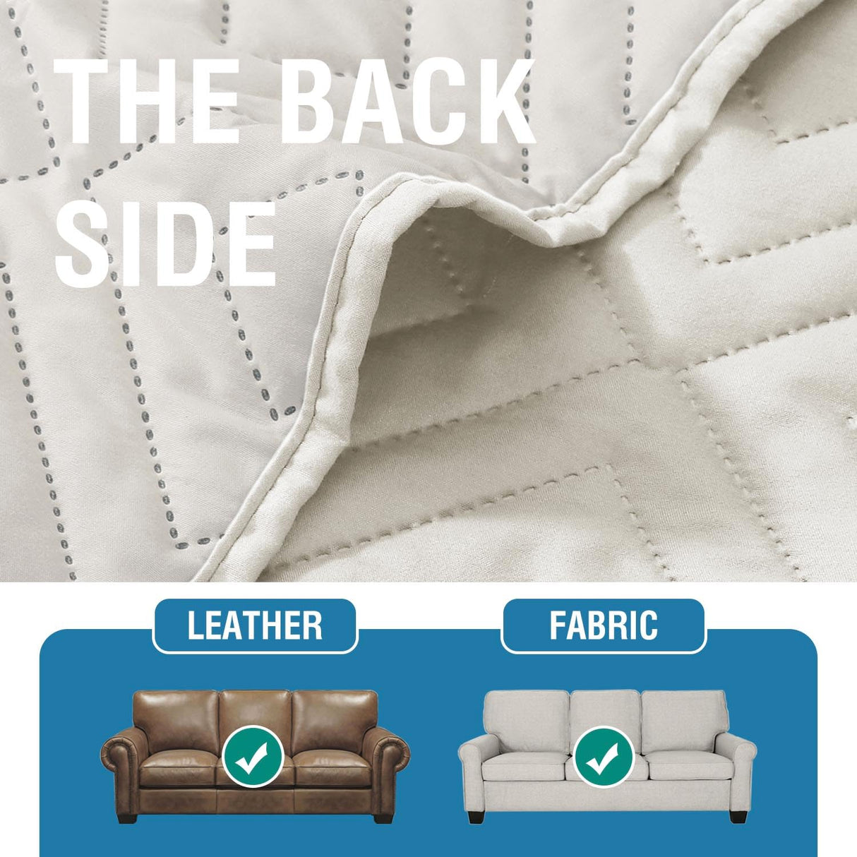 PrimeBeau Armrest Covers for Sofa Water Resistant Couch Arm Covers Remote Control Holder Sofa Armrest Organizer for Magazine, Tablet, Phone, iPad(Set of 2)