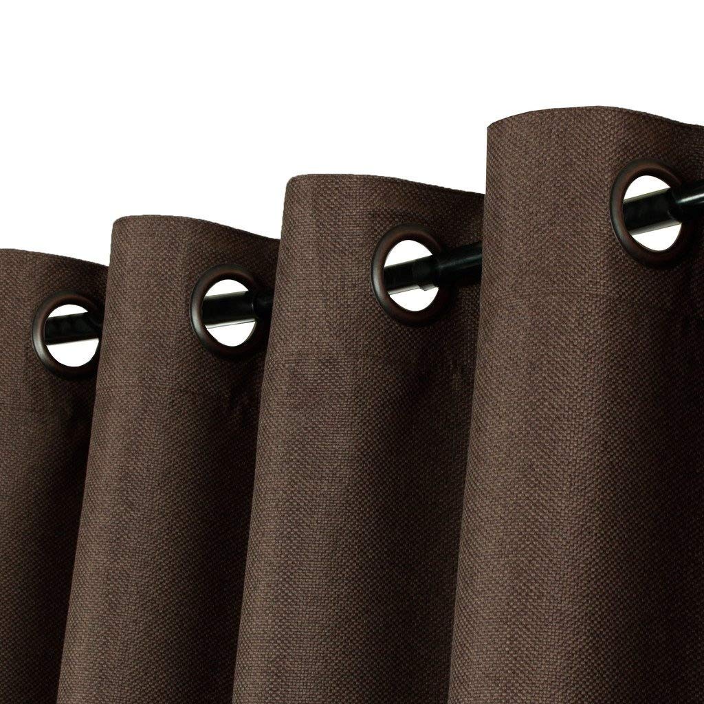 PrimeBeau Faux Linen Room Darkening/Room Dividing Curtain Draper Extra Wide & Long