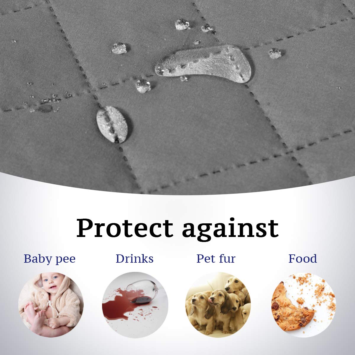 PrimeBeau Reversible Quilted Recliner & Oversize Recliner Covers - Stylish Furniture Protection & Decor Enhancement