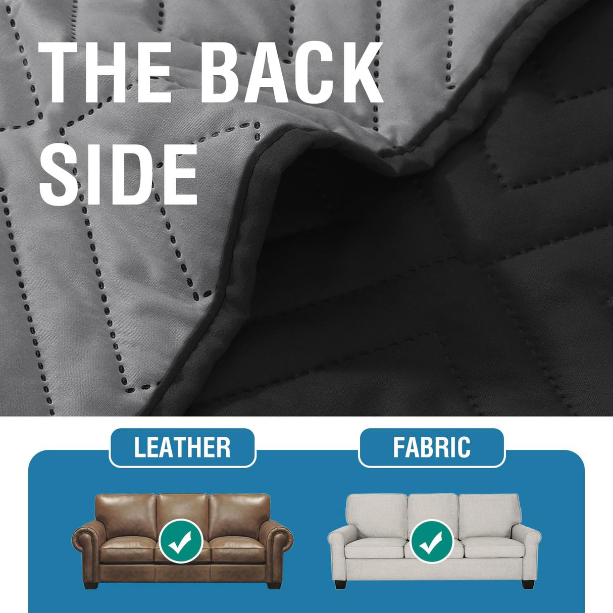 PrimeBeau Armrest Covers for Sofa Water Resistant Couch Arm Covers Remote Control Holder Sofa Armrest Organizer for Magazine, Tablet, Phone, iPad(Set of 2)