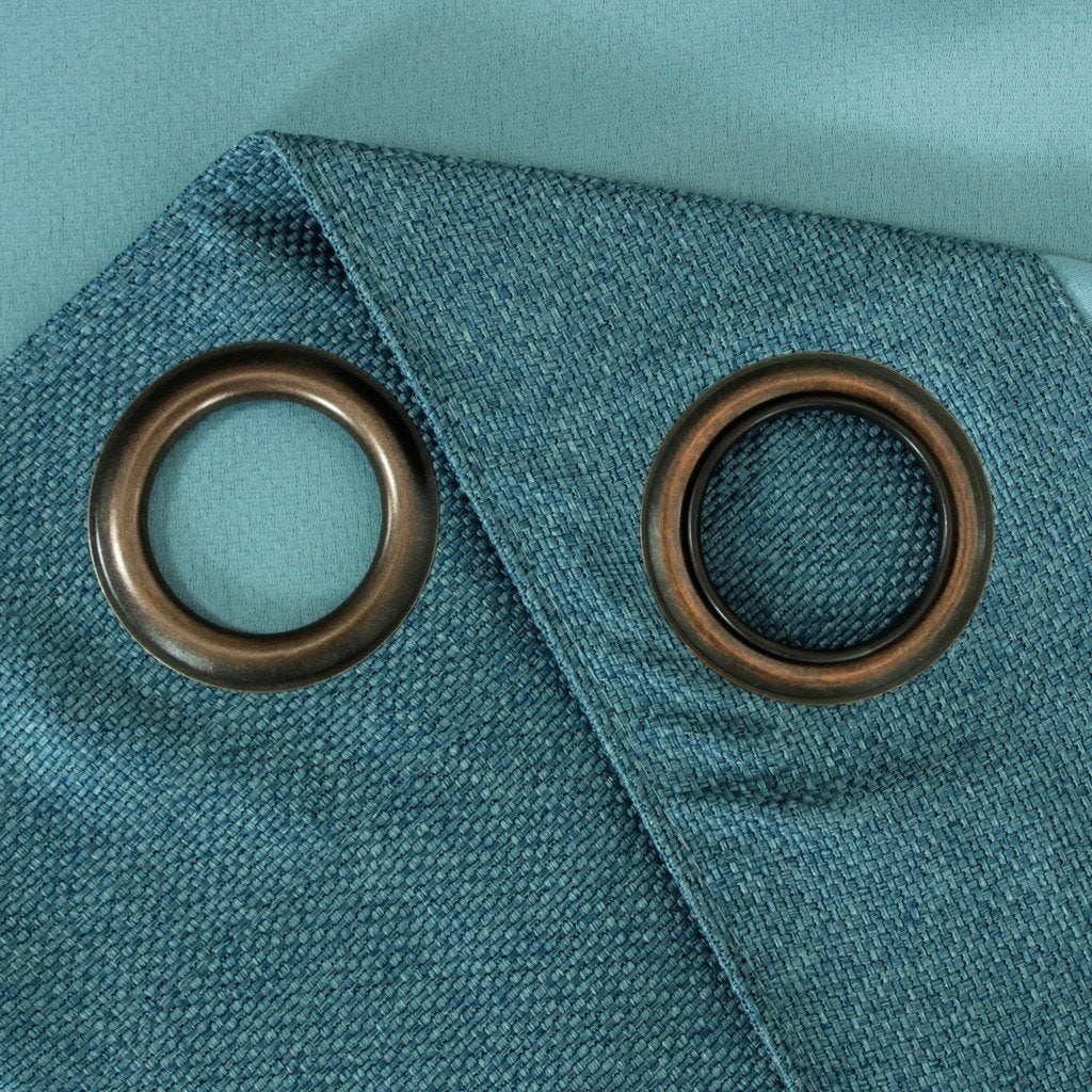 PrimeBeau Faux Linen Room Darkening/Room Dividing Curtain Draper Extra Wide & Long