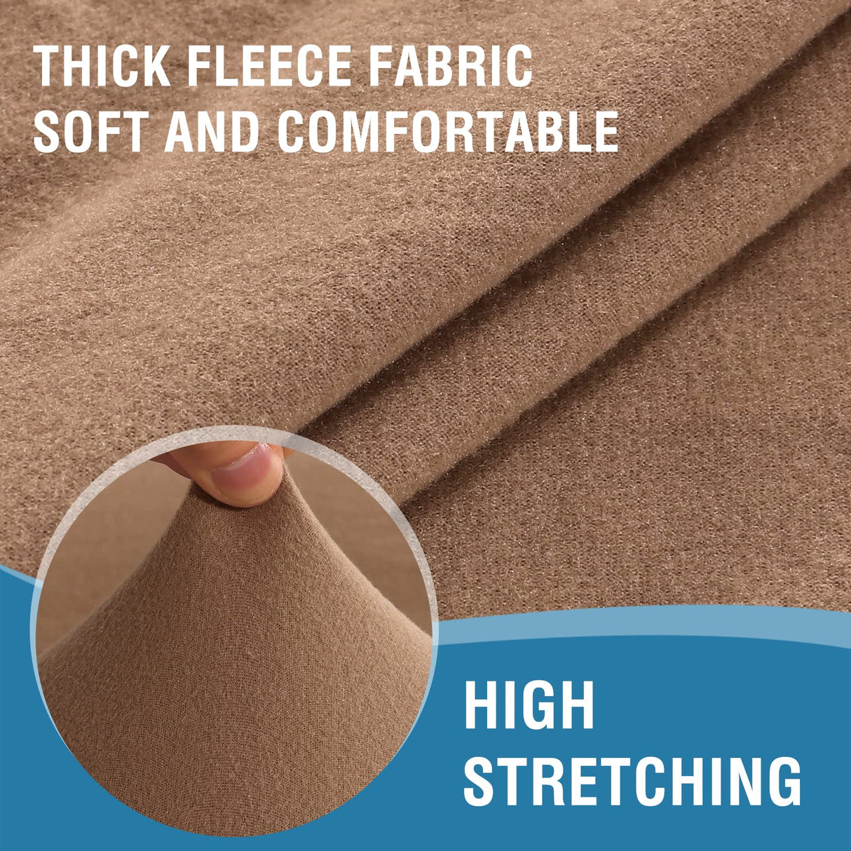 PrimeBeau 4 Pieces T Cushion Sofa Slipcovers Couch Cover for 3 Cushion Couch Non Slip Super Stretch Soft Washable Furniture Protector with 3 Individual T Cushion Covers