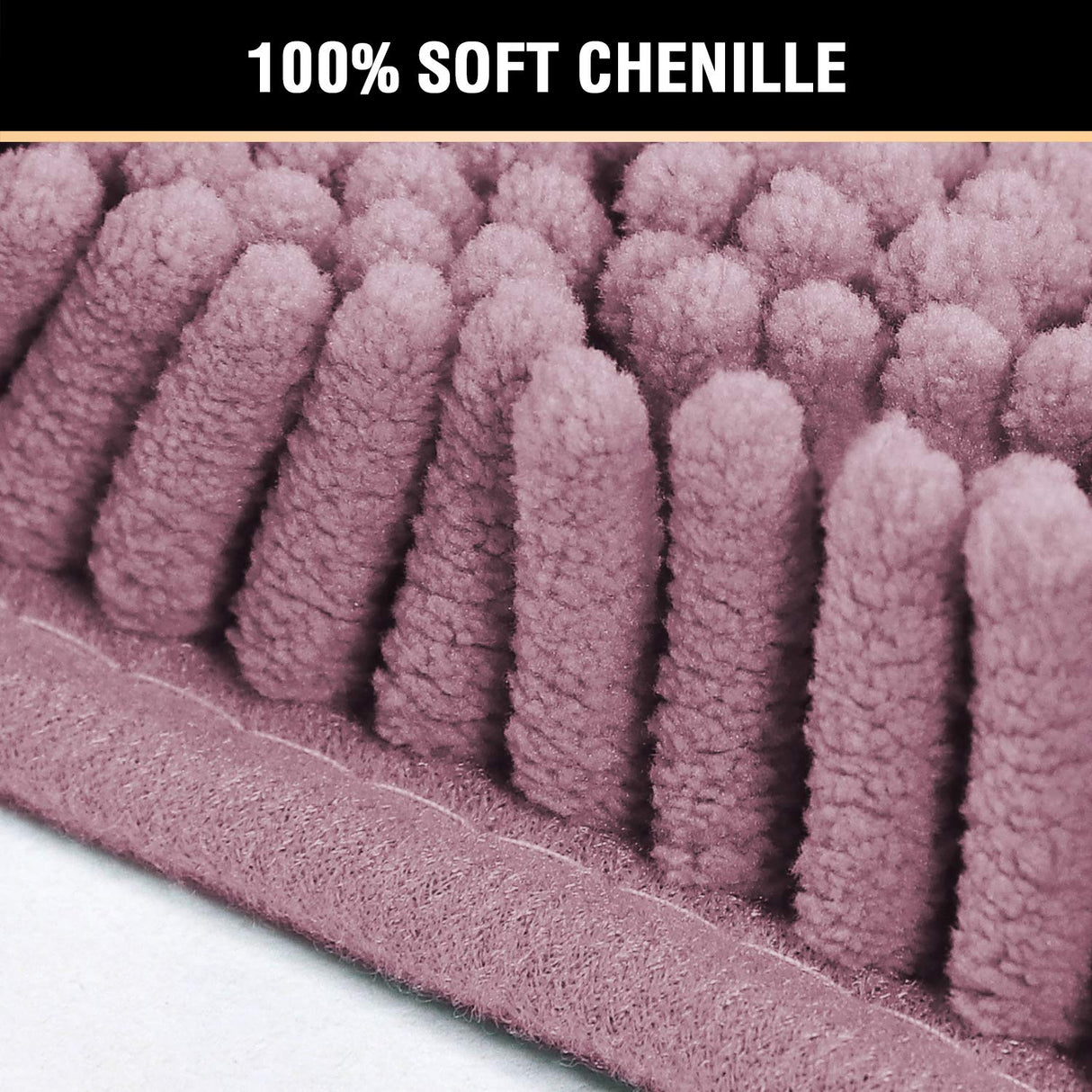 PrimeBeau Bath Mats Non Slip, Soft Shaggy Microfiber, Absorbent, Machine-Washable Rugs(2Pieces)