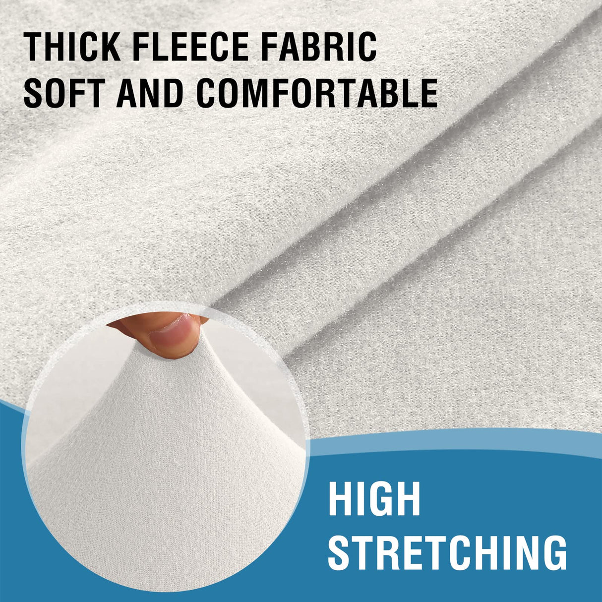 PrimeBeau 4 Pieces T Cushion Sofa Slipcovers Couch Cover for 3 Cushion Couch Non Slip Super Stretch Soft Washable Furniture Protector with 3 Individual T Cushion Covers