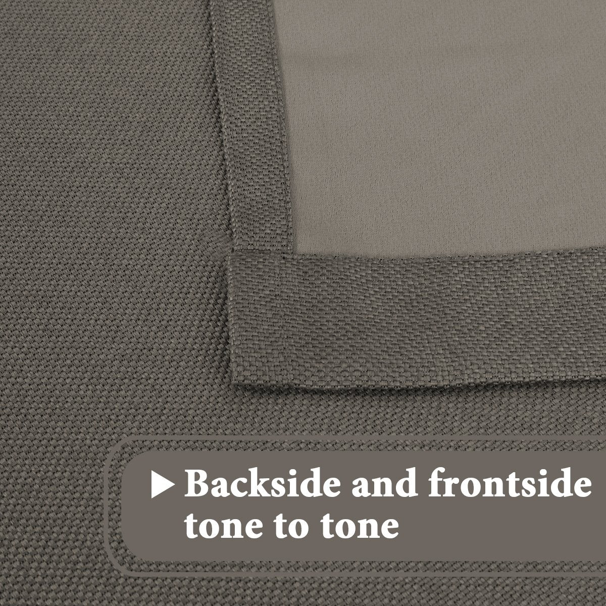 PrimeBeau Faux Linen Room Darkening/Room Dividing Curtain Draper Extra Wide & Long