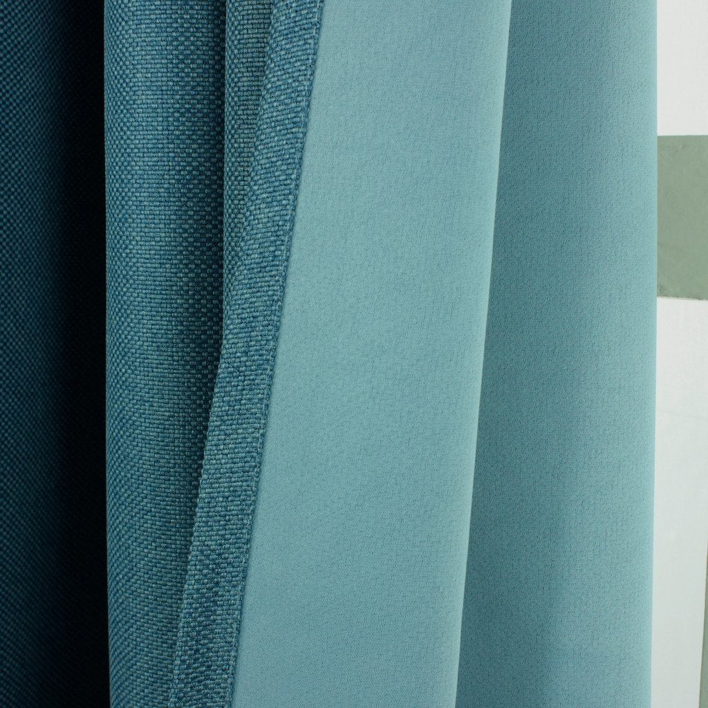 PrimeBeau Faux Linen Room Darkening/Room Dividing Curtain Draper Extra Wide & Long