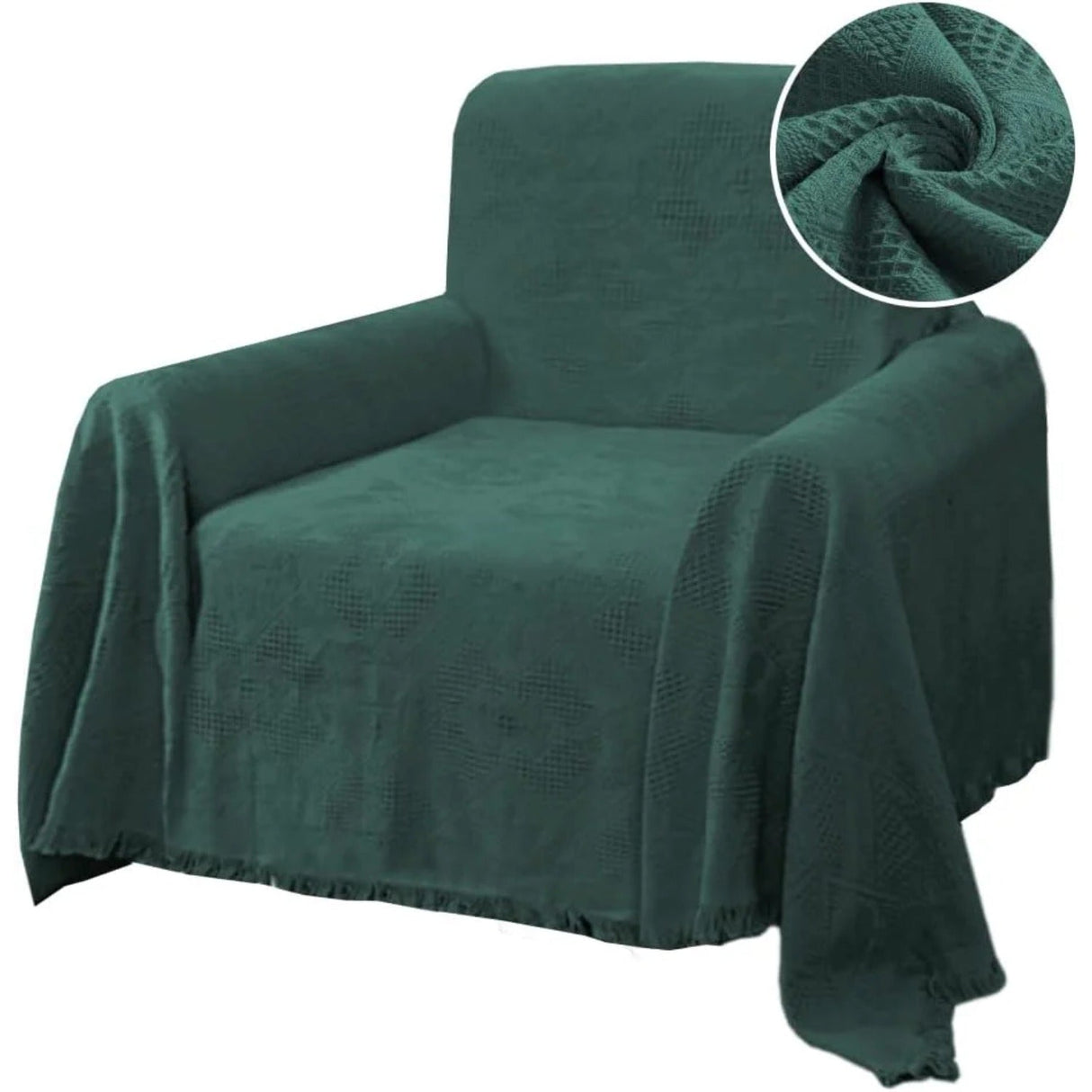 H.Versailtex Cotton Sofa Covers Couch Cover