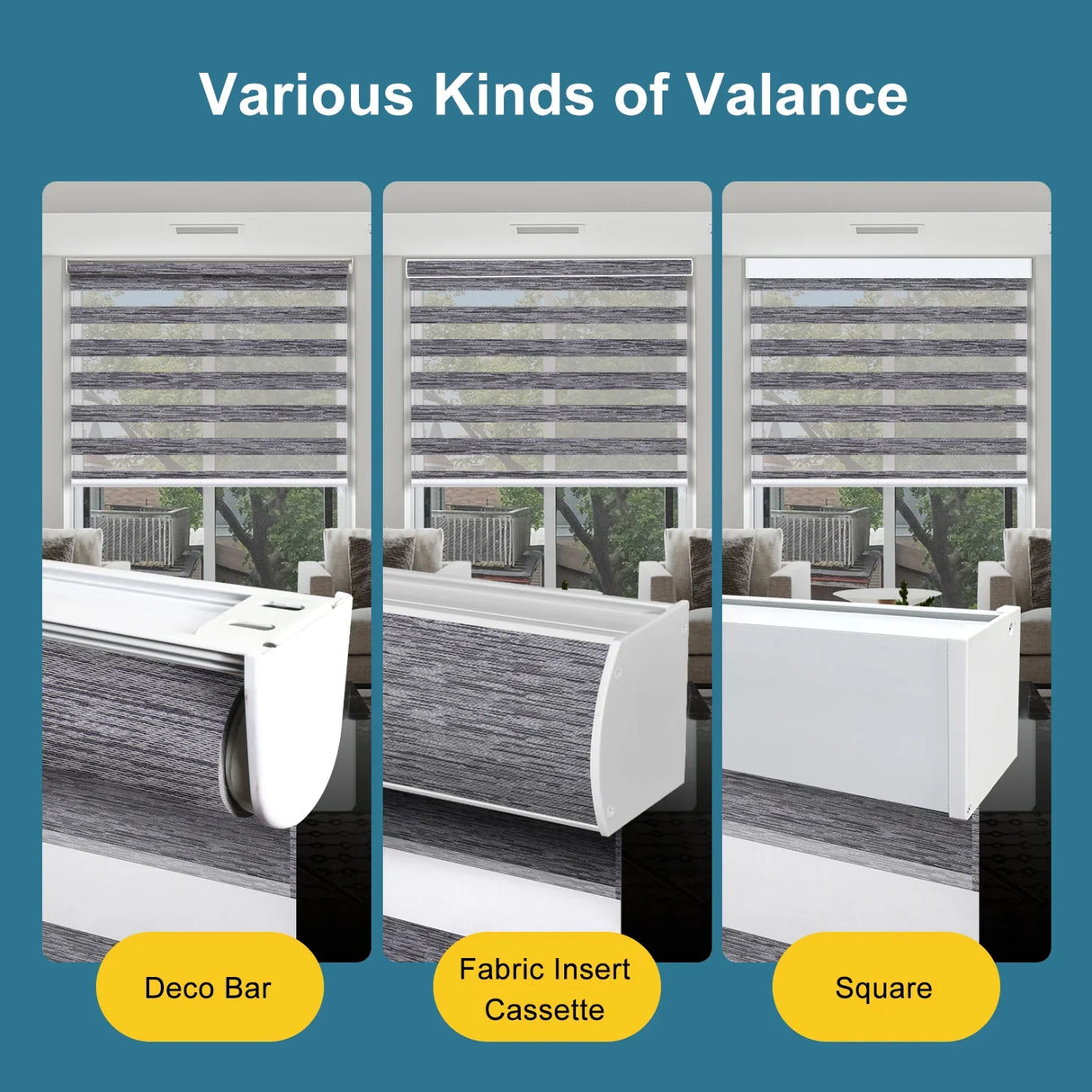 85% Blackout Motorized Zebra Shade 95mm Ingrid