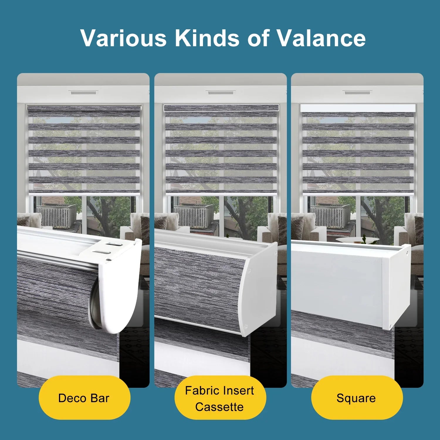 85% Blackout Motorized Zebra Shade 95mm Ingrid