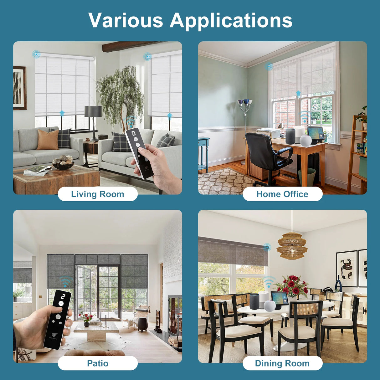 50% Flight Filter Motorized Roller Shades PVC Sun-Screen