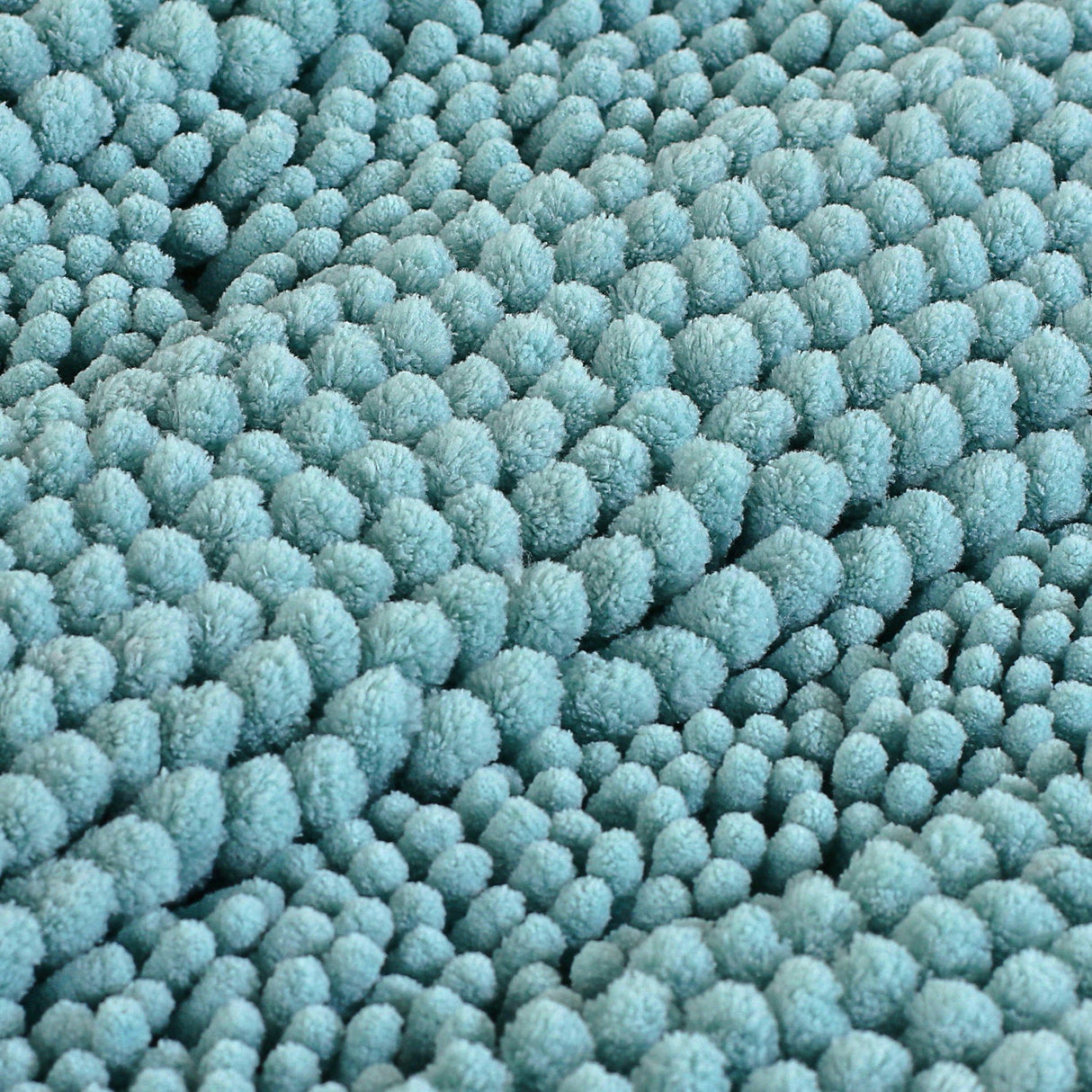 H.Versailtex 1 Piece Extra Thick Chenille Striped Pattern Shaggy Bath Rugs